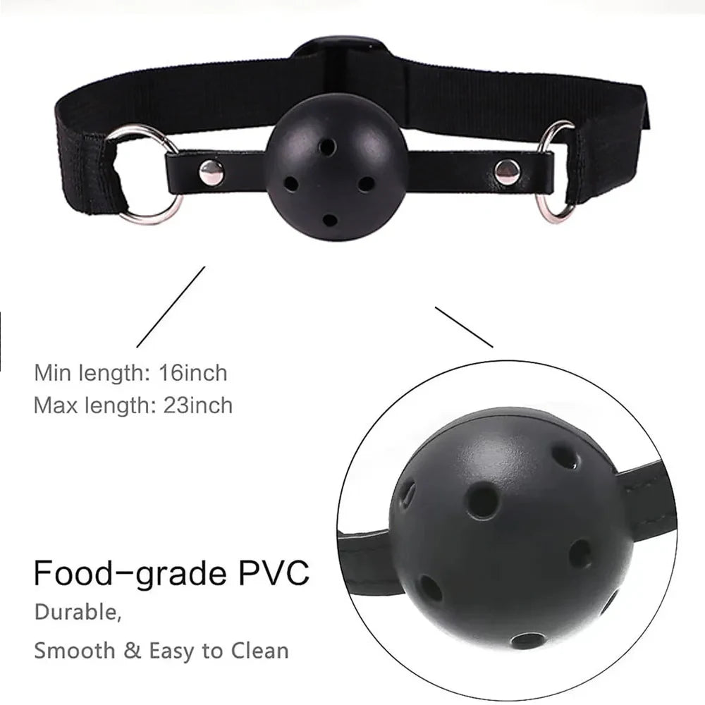 BDSM Bondage Kit – Handcuffs, Gag, Whip & Nipple Clamps