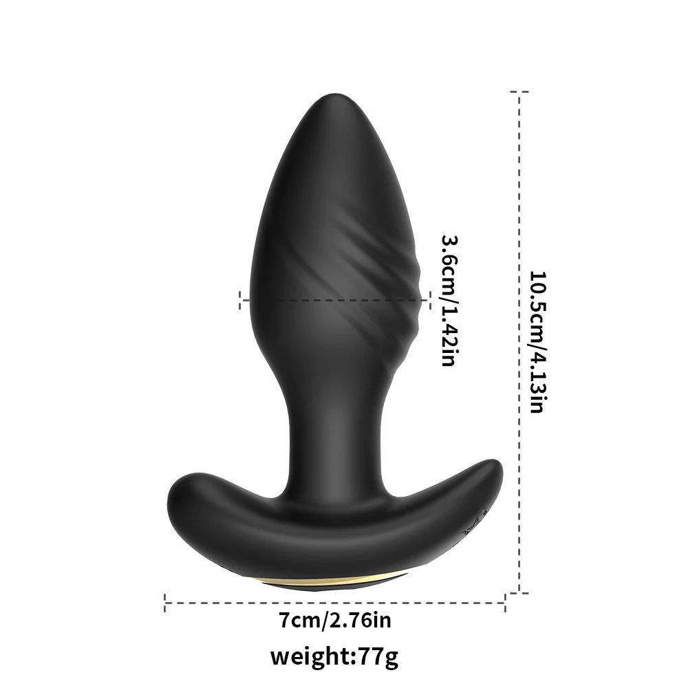 Wireless Anal Vibrator -Remote-Control-