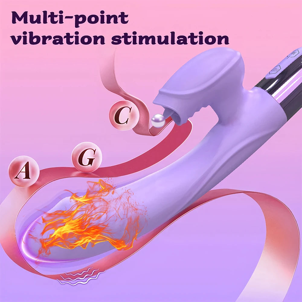 Female Vibrating Dildo – Clit & G-Spot Toy