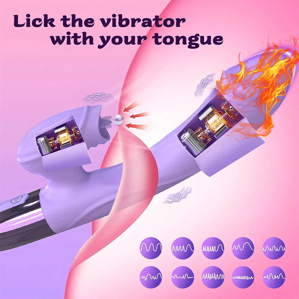 Female Vibrating Dildo – Clit & G-Spot Toy