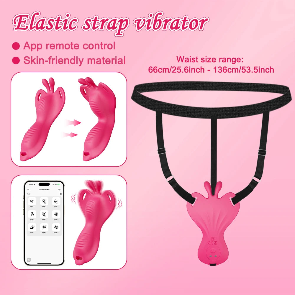 App-Control Butterfly Vibrator – Intense Clitoral & Ring Stimulation