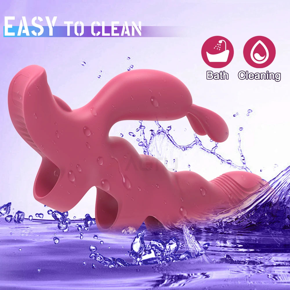 Lesbian & Solo Play Vibrator – G-Spot & Clit Stimulator