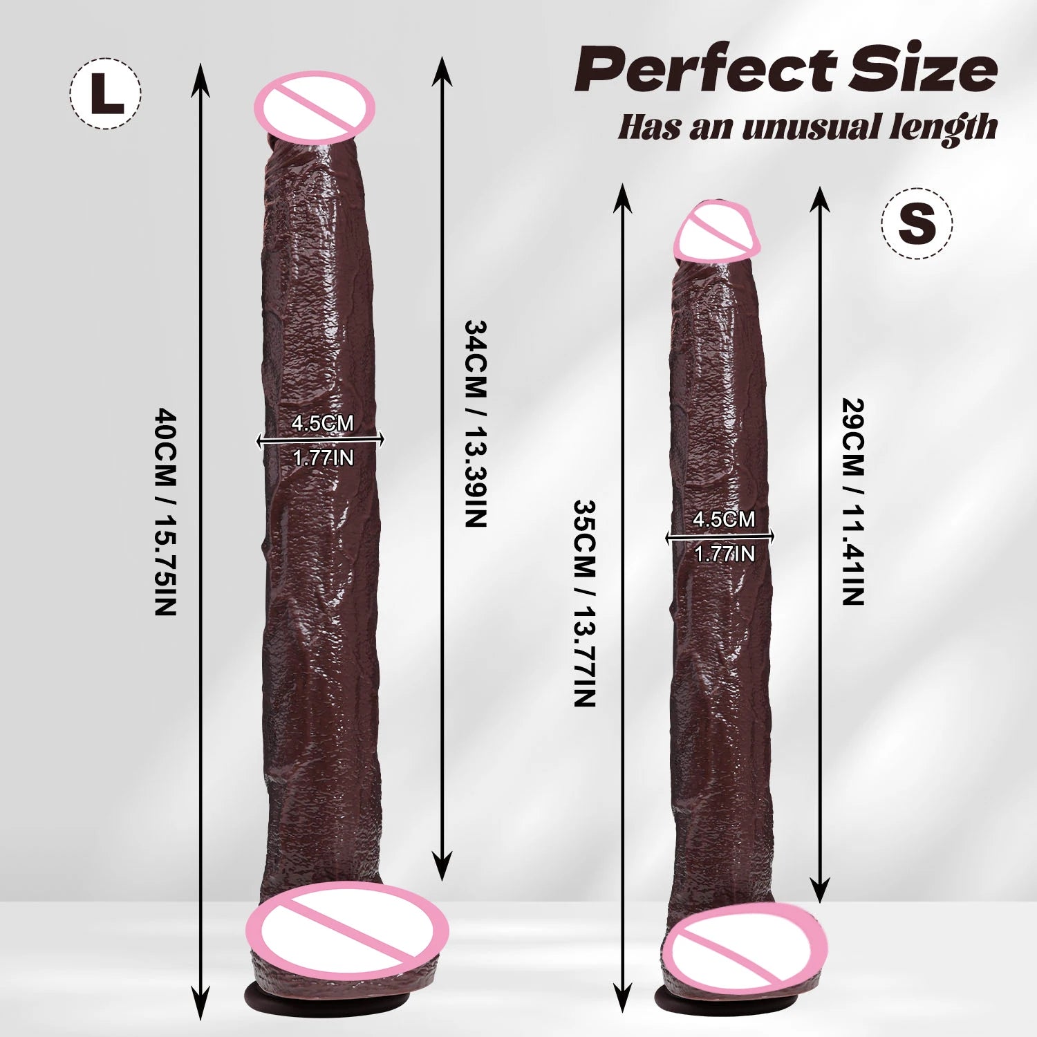 Realistic XXL Black Dildo – Deep Anal & Fullness Stimulation 🔥