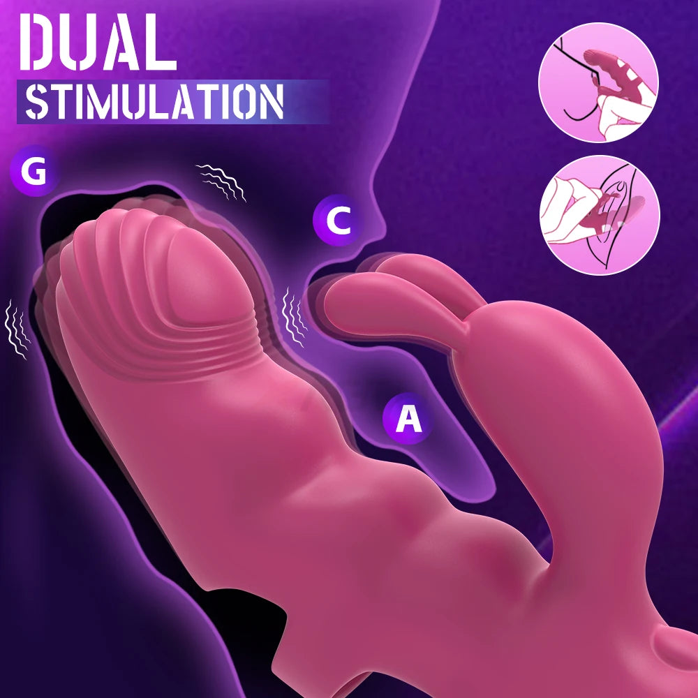 Lesbian & Solo Play Vibrator – G-Spot & Clit Stimulator