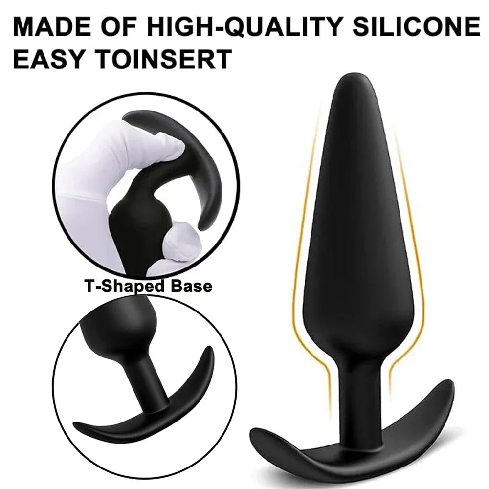 Premium Silicone Anal Plug – Perfect for Training & Intense Erotic Play