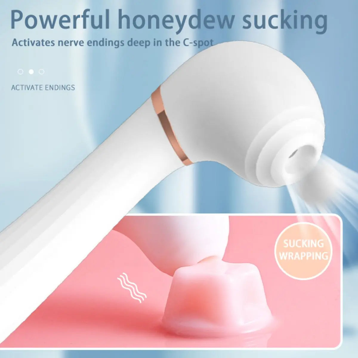 Powerful Sucking & Vibrating Pleasure -Earthquake Masturbation for Women-