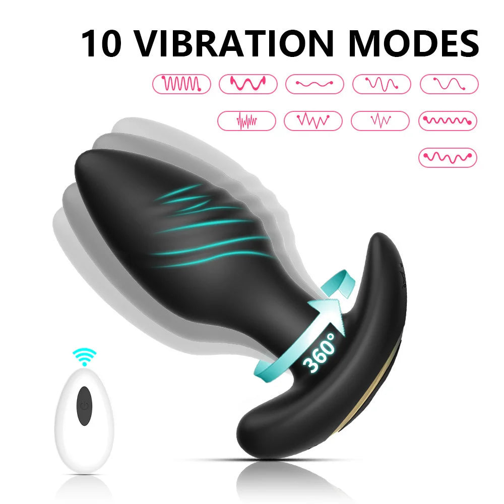 Wireless Anal Vibrator -Remote-Control-