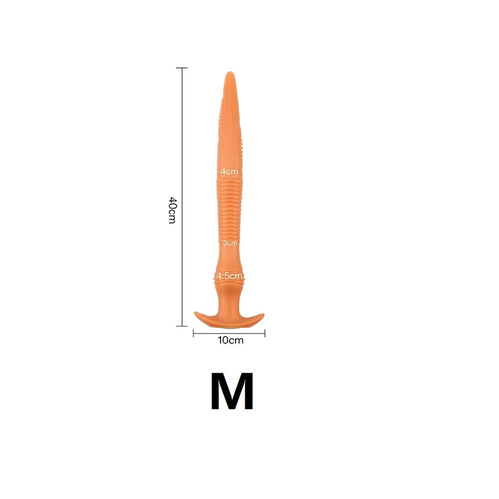 3 Sizes Long Anal Dildo Masturbators