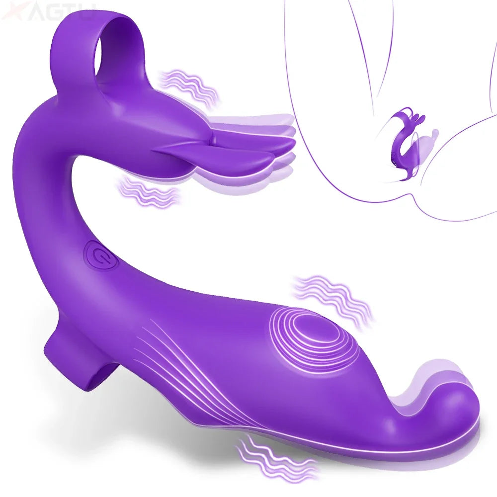 Lesbian & Solo Play Vibrator – G-Spot & Clit Stimulator