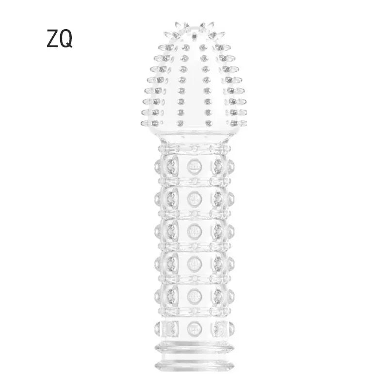 Penis Extend Sleeve Reusable Condoms Delay Ejaculation 15cm