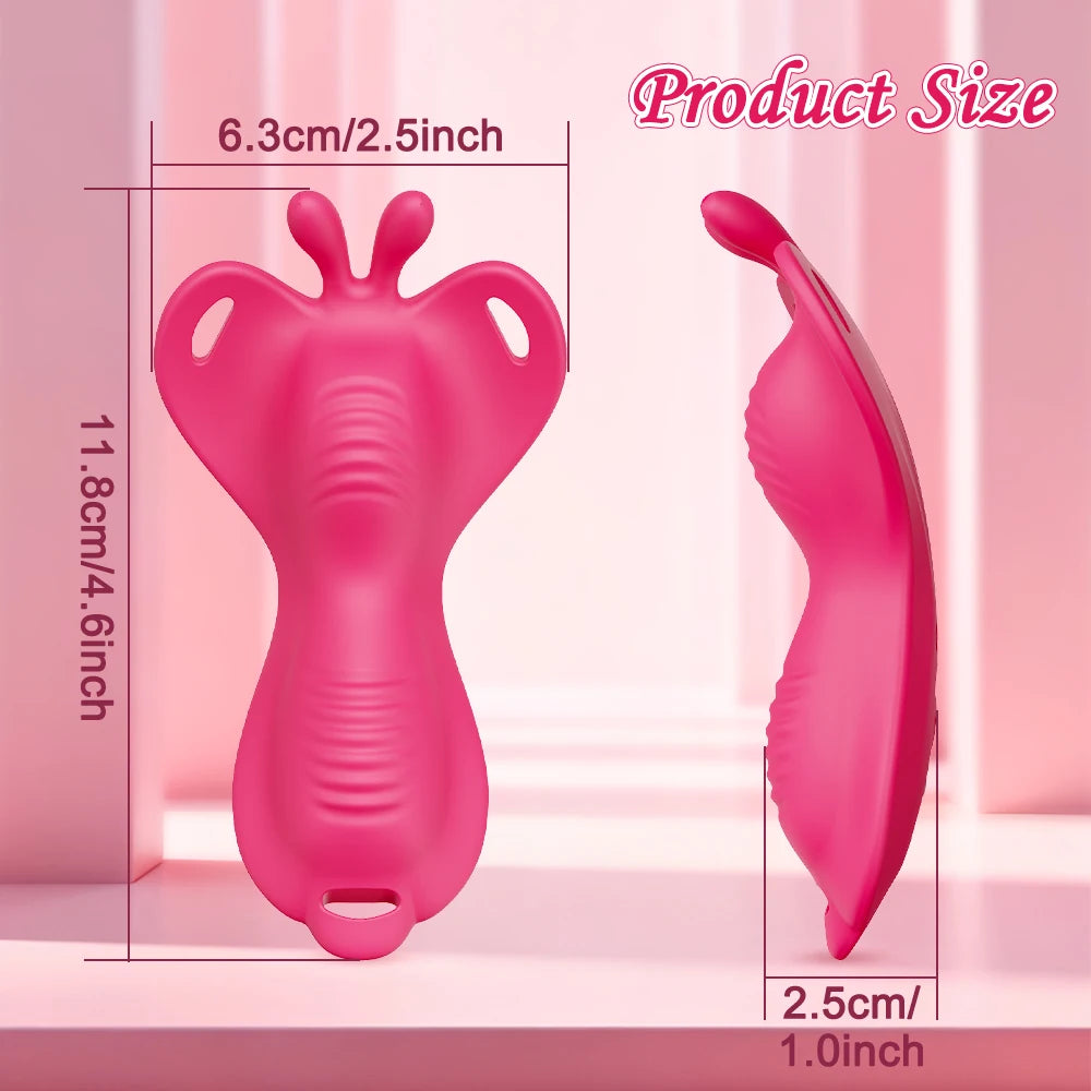 App-Control Butterfly Vibrator – Intense Clitoral & Ring Stimulation