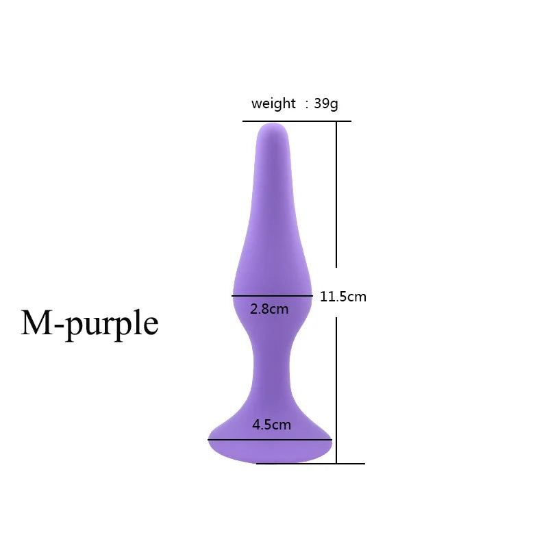 Premium Silicone Anal Plug – Perfect for Training & Intense Erotic Play