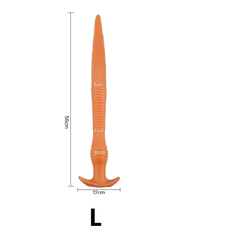 3 Sizes Long Anal Dildo Masturbators