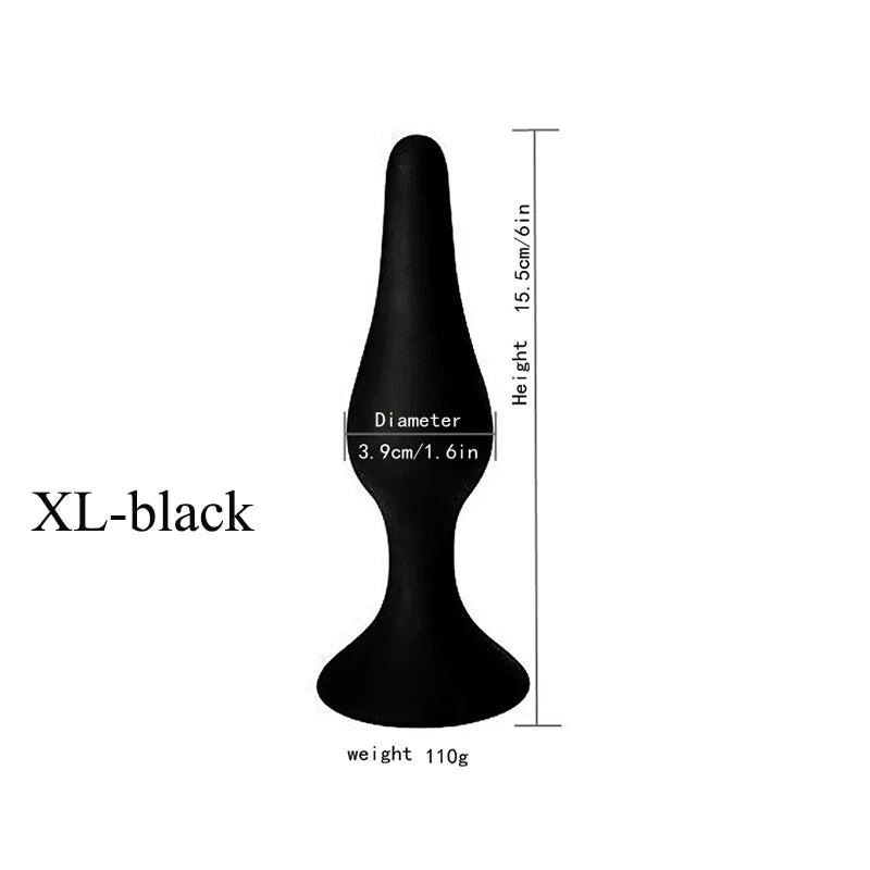 Premium Silicone Anal Plug – Perfect for Training & Intense Erotic Play