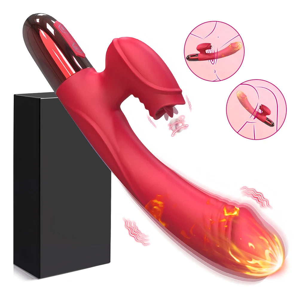 Female Vibrating Dildo – Clit & G-Spot Toy