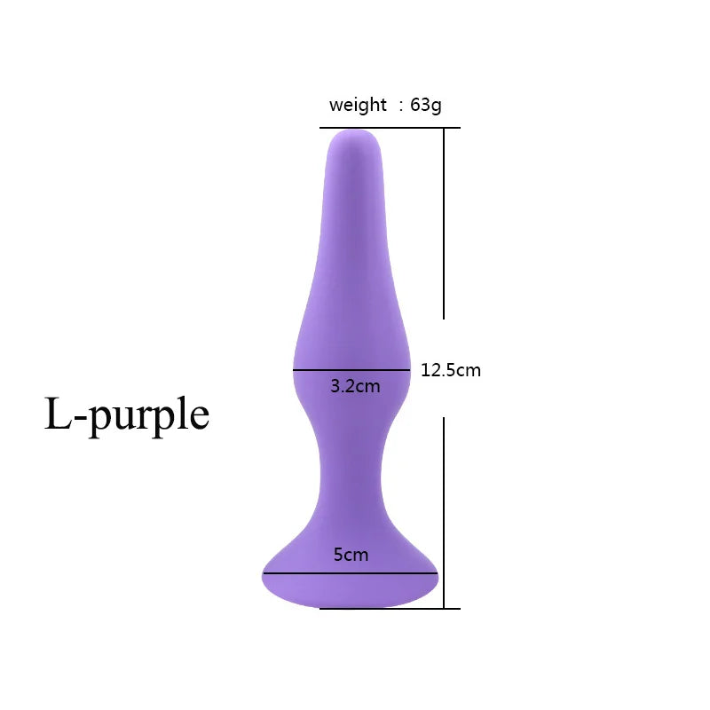 Premium Silicone Anal Plug – Perfect for Training & Intense Erotic Play