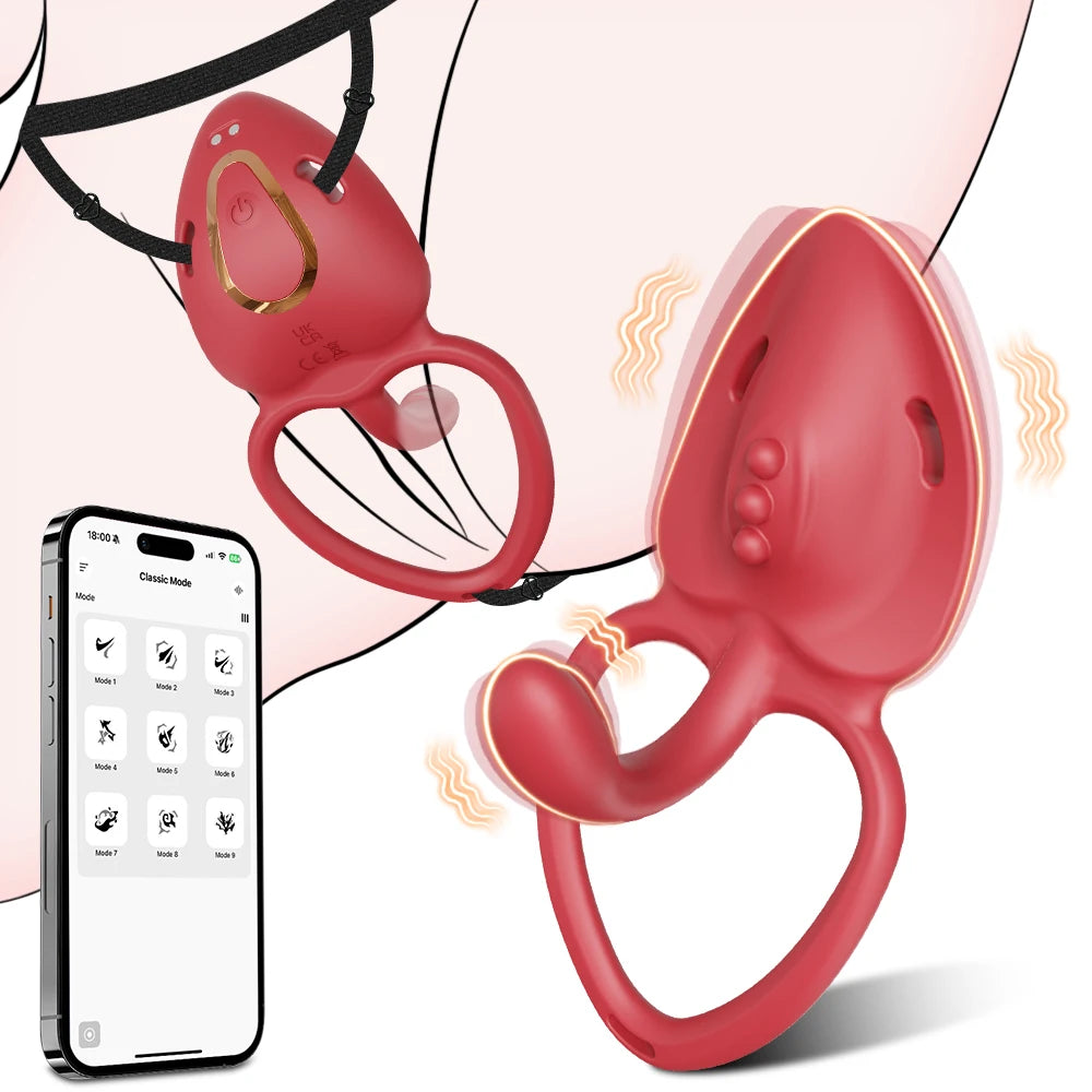 App-Control Butterfly Vibrator – Intense Clitoral & Ring Stimulation