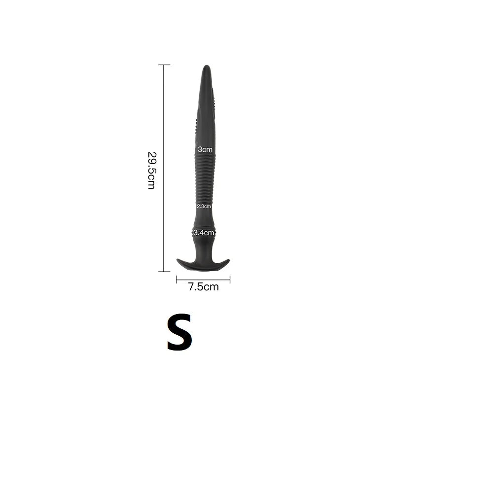 3 Sizes Long Anal Dildo Masturbators