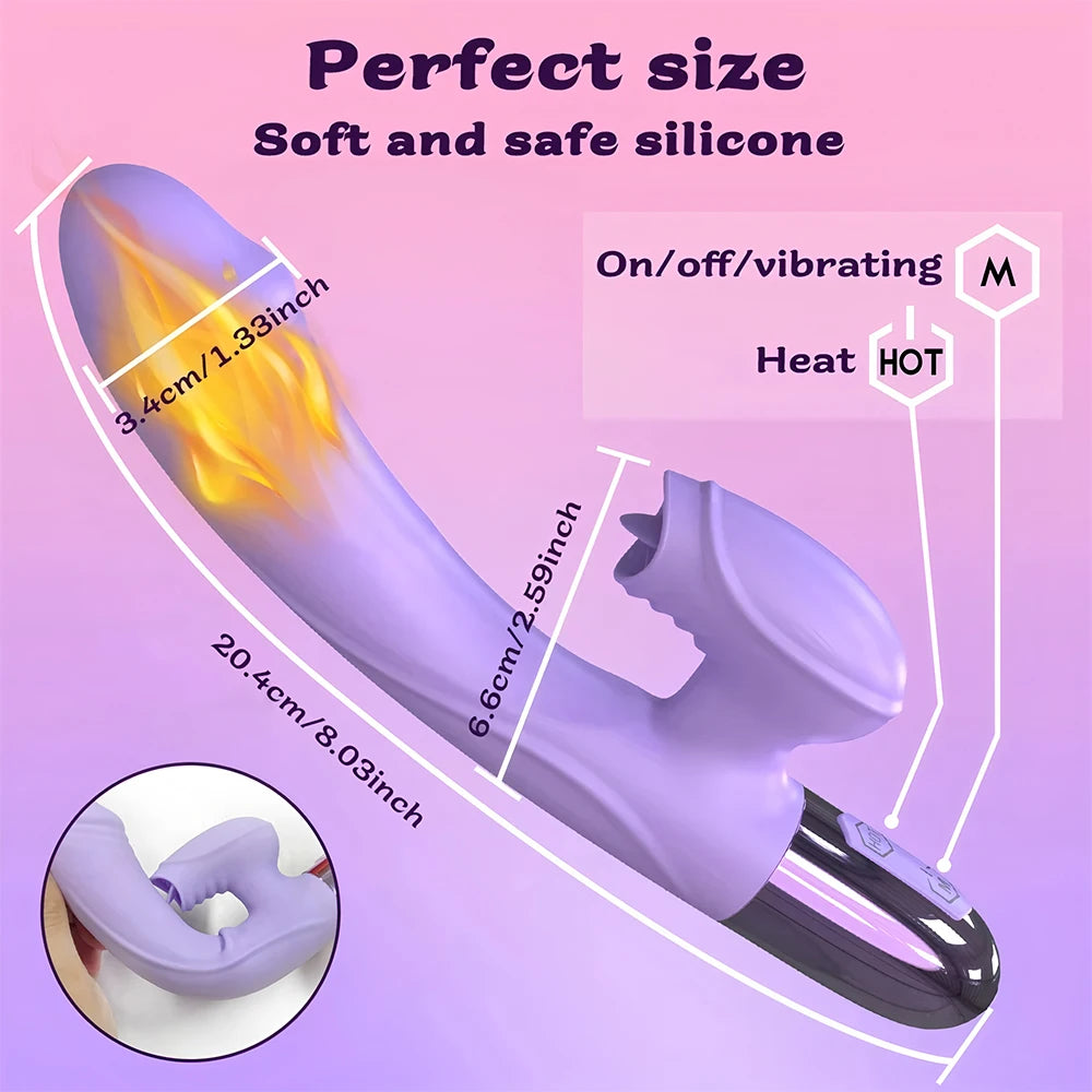 Female Vibrating Dildo – Clit & G-Spot Toy