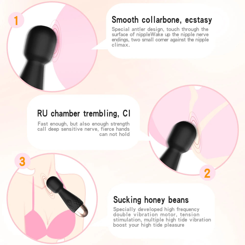 10-Mode USB Vibrator – Discreet Clit Teaser