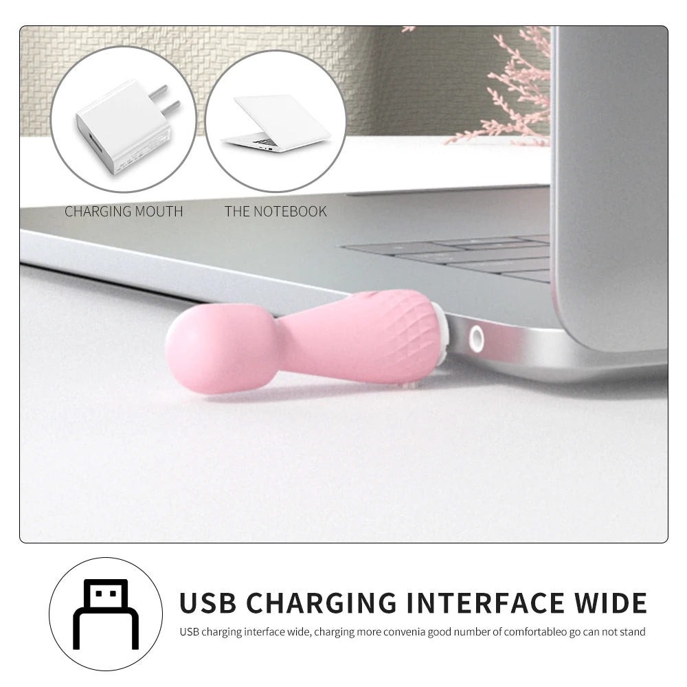 10-Mode USB Vibrator – Discreet Clit Teaser