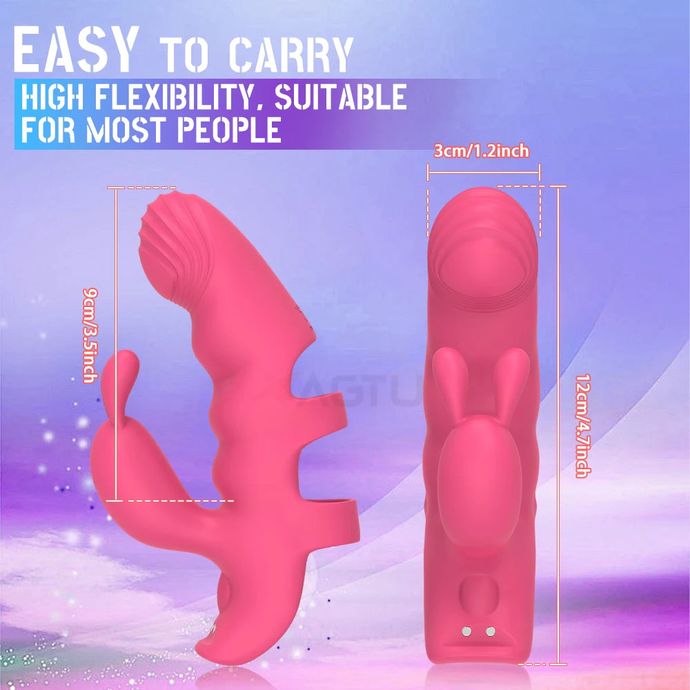 Lesbian & Solo Play Vibrator – G-Spot & Clit Stimulator